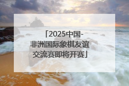 2025中国-非洲国际象棋友谊交流赛即将开赛